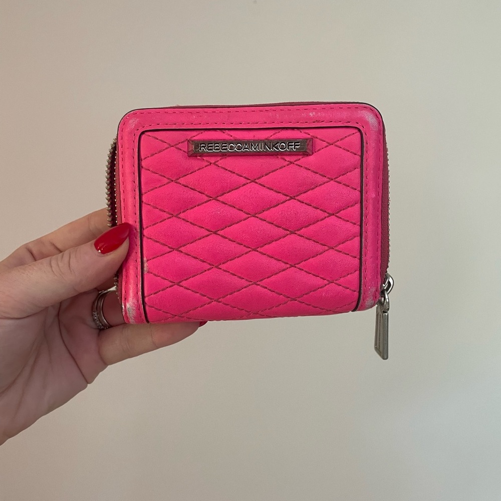 Rebecca Minkoff Hot Pink Coin Purse Wallet